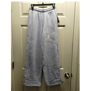Wild Fable NWT Size XS Love is All Around You Blue Elastic Waist Sweatpants